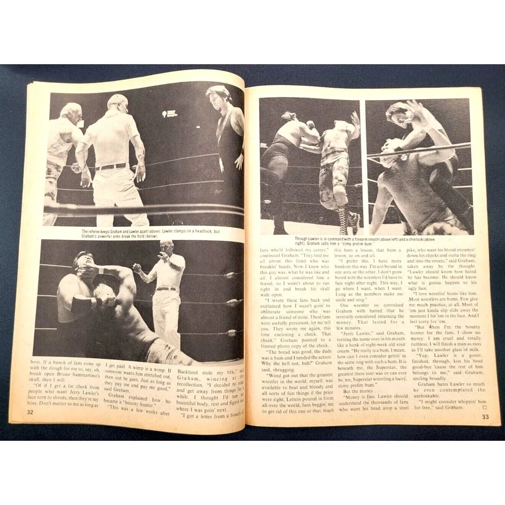 SPORTS REVIEW WRESTLING MAY 1980 IVAN KOLOFF OLE ANDERSON BRUISER BRODY‎ FUNK